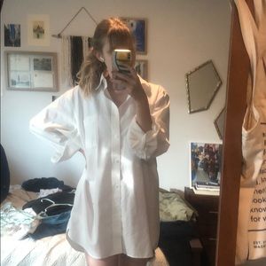 Oversized Lands End Button Down